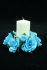 Turquoise Candle Ring For Pillar Candle (Lot of 1) SALE ITEM